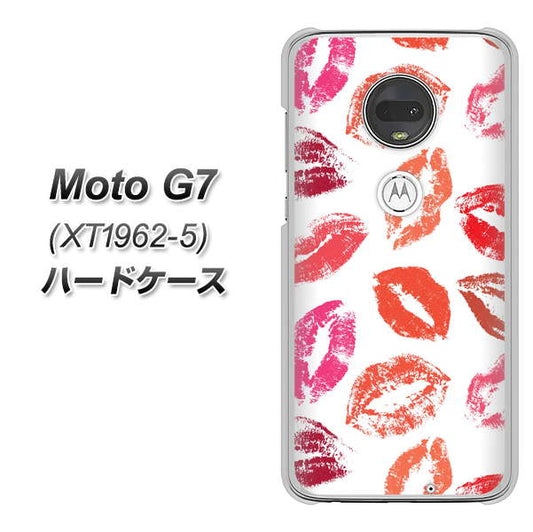 simフリー Moto G7 XT1962-5 高画質仕上げ 背面印刷 ハードケース【734 キスkissキス】
