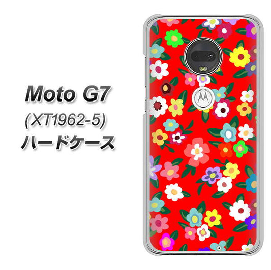 simフリー Moto G7 XT1962-5 高画質仕上げ 背面印刷 ハードケース【780 リバティプリントRD】