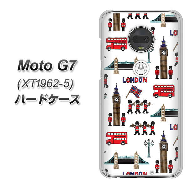 simフリー Moto G7 XT1962-5 高画質仕上げ 背面印刷 ハードケース【EK811 ロンドンの街】