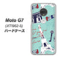 simフリー Moto G7 XT1962-5 高画質仕上げ 背面印刷 ハードケース【EK812 ビューティフルパリブルー】