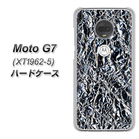 simフリー Moto G7 XT1962-5 高画質仕上げ 背面印刷 ハードケース【EK835  スタイリッシュアルミシルバー】