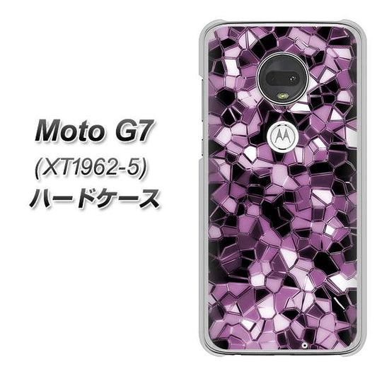 simフリー Moto G7 XT1962-5 高画質仕上げ 背面印刷 ハードケース【EK837 テクニカルミラーパープル】