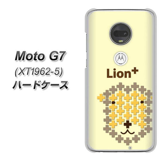 simフリー Moto G7 XT1962-5 高画質仕上げ 背面印刷 ハードケース【IA804  Lion+】