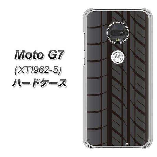 simフリー Moto G7 XT1962-5 高画質仕上げ 背面印刷 ハードケース【IB931 タイヤ】