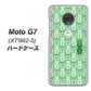 simフリー Moto G7 XT1962-5 高画質仕上げ 背面印刷 ハードケース【MA916 パターン ドッグ】
