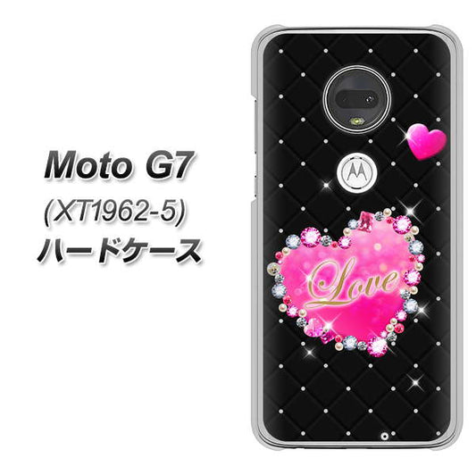 simフリー Moto G7 XT1962-5 高画質仕上げ 背面印刷 ハードケース【SC823 スワロデコ風プリント】