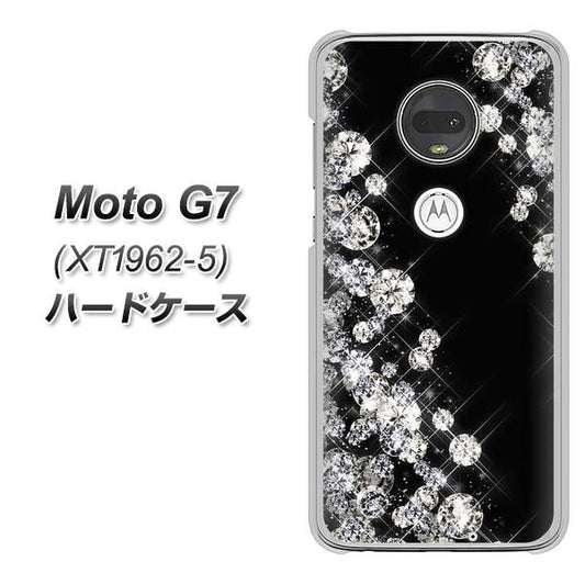 simフリー Moto G7 XT1962-5 高画質仕上げ 背面印刷 ハードケース【VA871 ダイヤモンドフレーム】