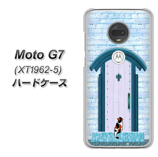 simフリー Moto G7 XT1962-5 高画質仕上げ 背面印刷 ハードケース【YA953 石ドア03 素材クリア】