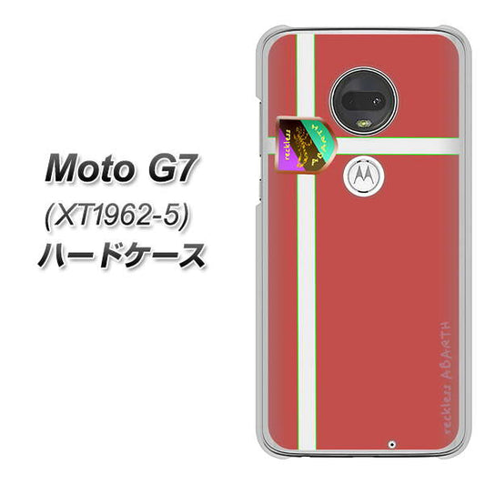 simフリー Moto G7 XT1962-5 高画質仕上げ 背面印刷 ハードケース【YC934 アバルト05】