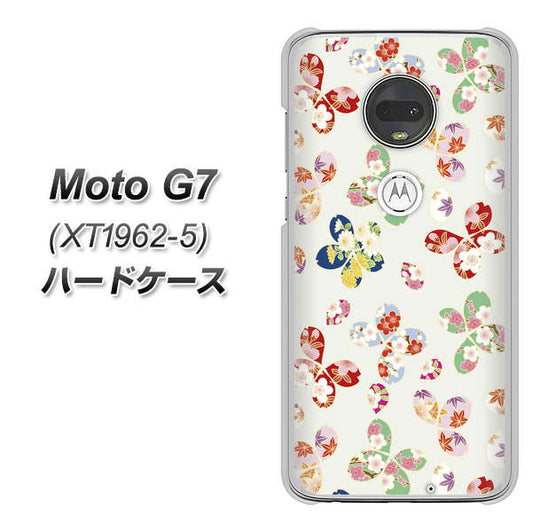 simフリー Moto G7 XT1962-5 高画質仕上げ 背面印刷 ハードケース【YJ326 和柄 模様】