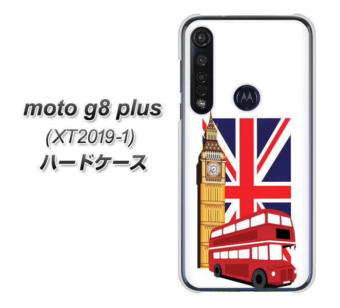 SIMフリー moto g8 plus XT2019-1 高画質仕上げ 背面印刷 ハードケース【573 イギリス】