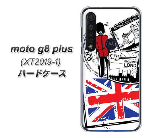 SIMフリー moto g8 plus XT2019-1 高画質仕上げ 背面印刷 ハードケース【574 LONDON】