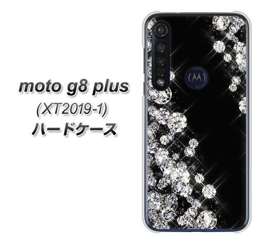SIMフリー moto g8 plus XT2019-1 高画質仕上げ 背面印刷 ハードケース【VA871 ダイヤモンドフレーム】