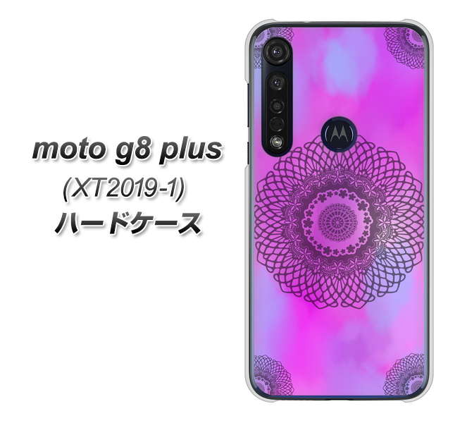 SIMフリー moto g8 plus XT2019-1 高画質仕上げ 背面印刷 ハードケース【YJ344 レース】