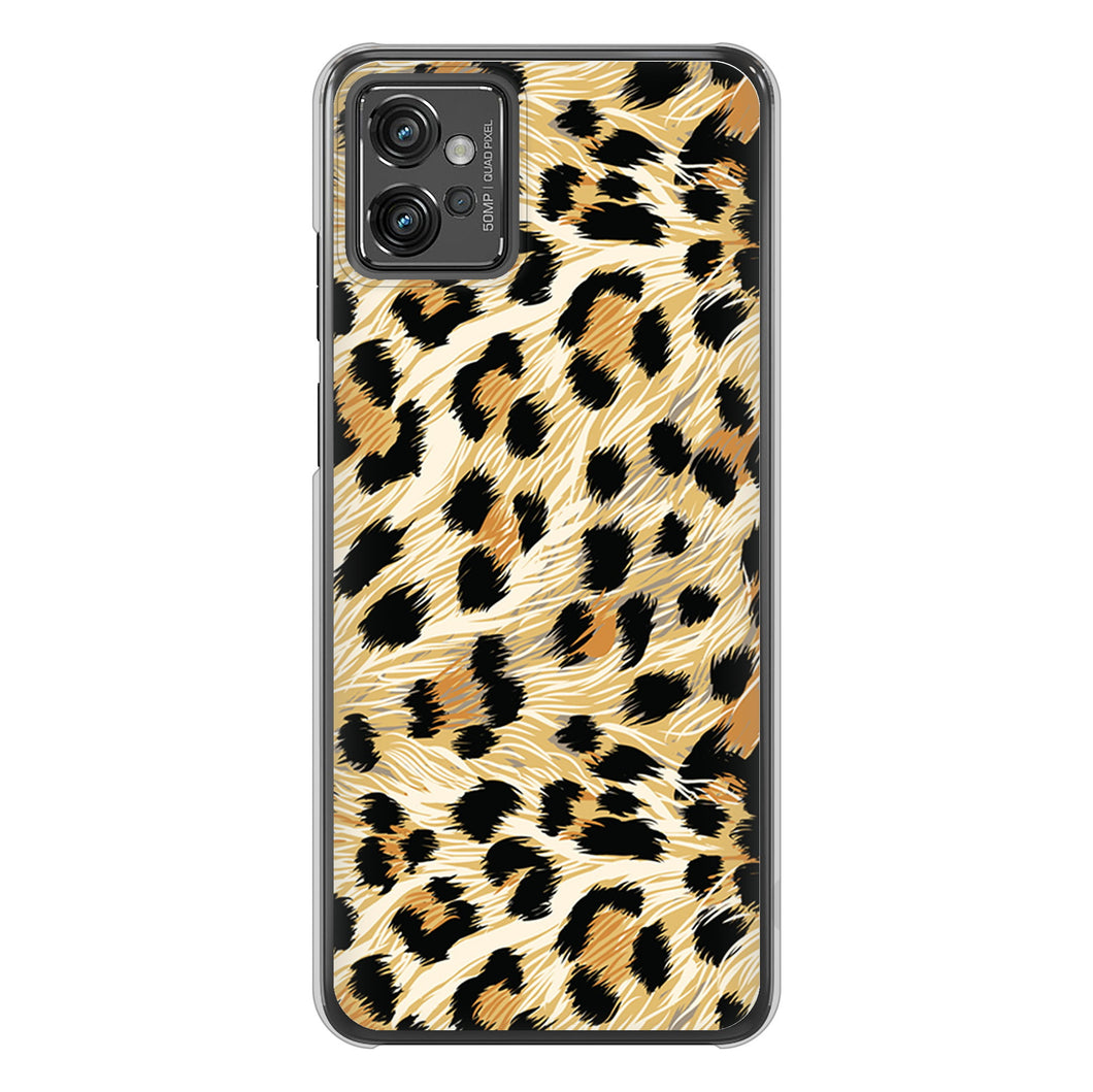 moto g32 高画質仕上げ 背面印刷 ハードケース アニマル柄