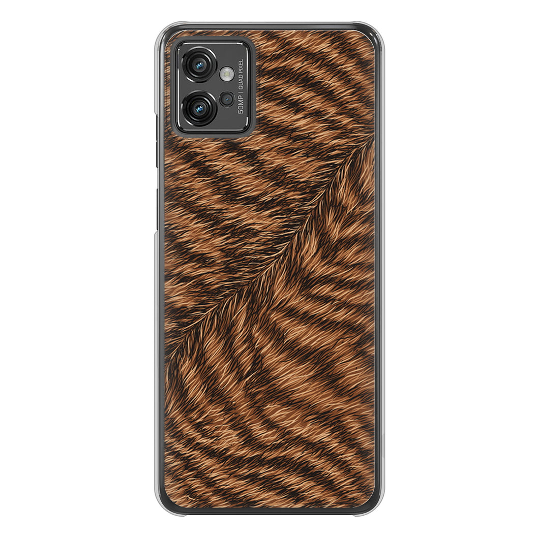 moto g32 高画質仕上げ 背面印刷 ハードケース アニマル柄