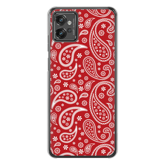 moto g32 高画質仕上げ 背面印刷 ハードケース ペイズリー