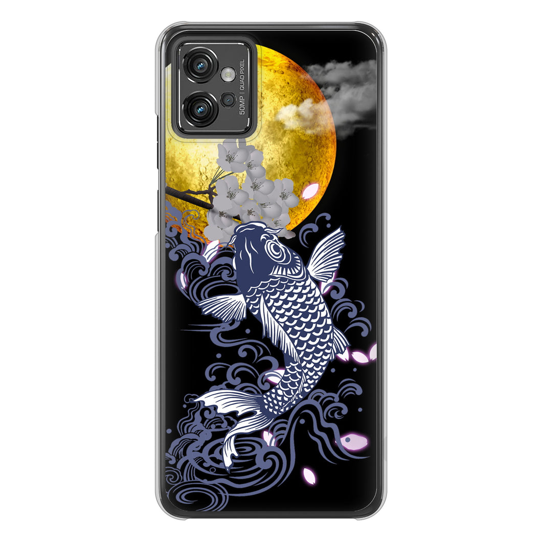 moto g32 高画質仕上げ 背面印刷 ハードケース 鯉