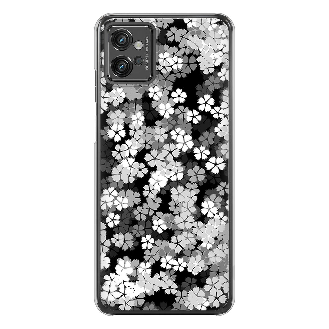 moto g32 高画質仕上げ 背面印刷 ハードケース 【1332 夜桜】