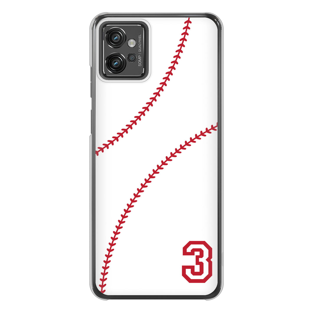 moto g32 高画質仕上げ 背面印刷 ハードケース baseball