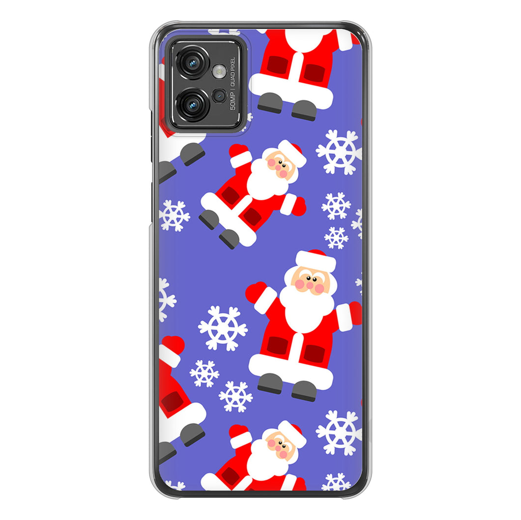 moto g32 高画質仕上げ 背面印刷 ハードケース クリスマス