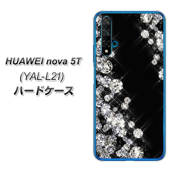 HUAWEI(ファーウェイ) nova 5T YAL-L21 高画質仕上げ 背面印刷 ハードケース【VA871 ダイヤモンドフレーム】