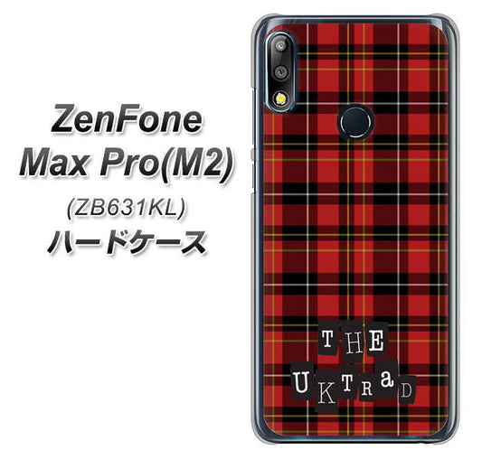 ZenFone(ゼンフォン)Max Pro(M2) ZB631KL 高画質仕上げ 背面印刷 ハードケース【547 THEチェック】