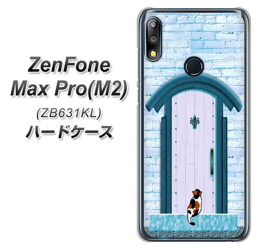 ZenFone(ゼンフォン)Max Pro(M2) ZB631KL 高画質仕上げ 背面印刷 ハードケース【YA953 石ドア03 素材クリア】