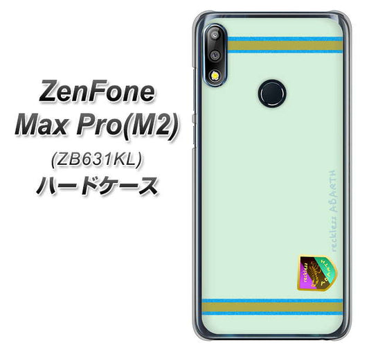ZenFone(ゼンフォン)Max Pro(M2) ZB631KL 高画質仕上げ 背面印刷 ハードケース【YC938 アバルト09】