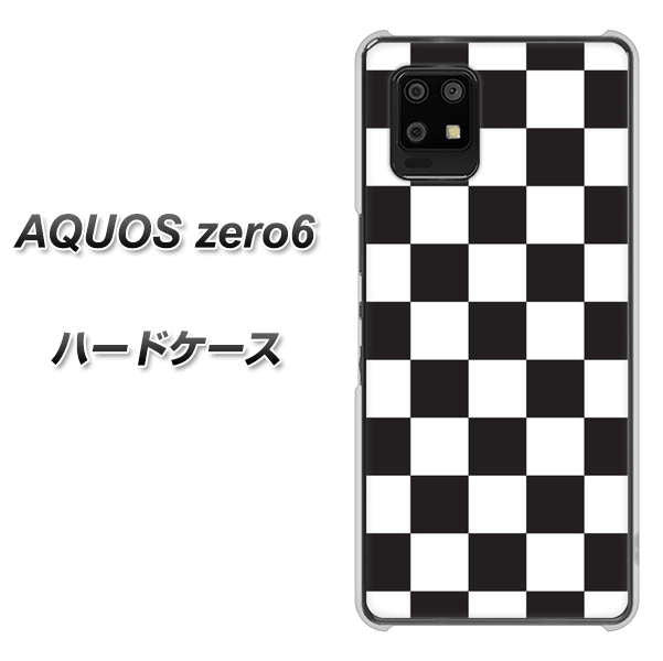 SoftBank アクオスゼロ6 高画質仕上げ 背面印刷 ハードケース【151 フラッグチェック】