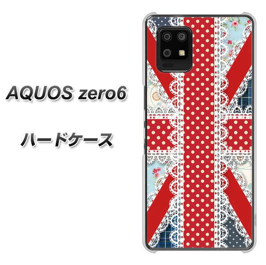 SoftBank アクオスゼロ6 高画質仕上げ 背面印刷 ハードケース【SC805 ユニオンジャック レース】