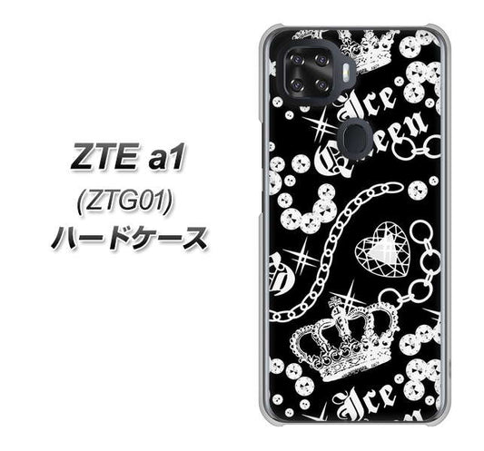 au ZTE a1 ZTG01 高画質仕上げ 背面印刷 ハードケース【187 ゴージャス クラウン】