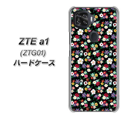 au ZTE a1 ZTG01 高画質仕上げ 背面印刷 ハードケース【778 マイクロリバティプリントBK】