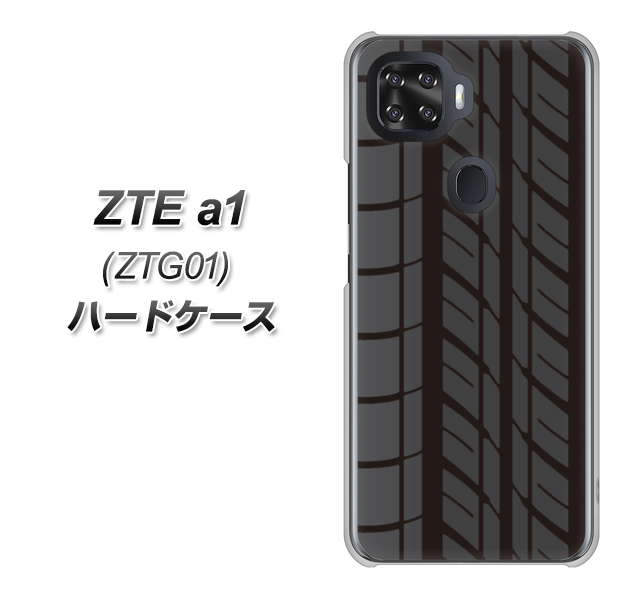 au ZTE a1 ZTG01 高画質仕上げ 背面印刷 ハードケース【IB931 タイヤ】