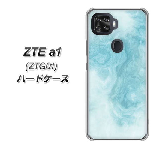 au ZTE a1 ZTG01 高画質仕上げ 背面印刷 ハードケース【KM868 大理石BL】