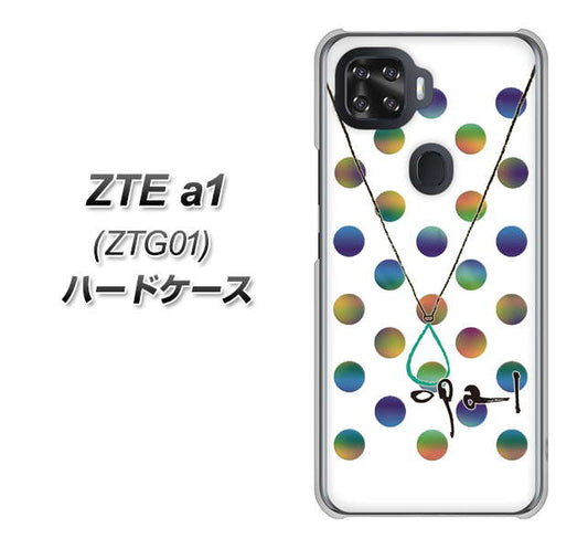 au ZTE a1 ZTG01 高画質仕上げ 背面印刷 ハードケース【OE819 10月オパール】