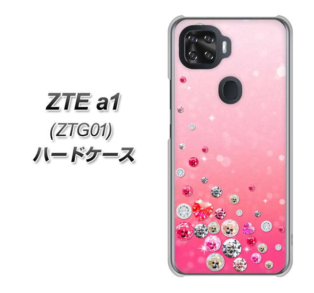 au ZTE a1 ZTG01 高画質仕上げ 背面印刷 ハードケース【SC822 スワロデコ風プリント】