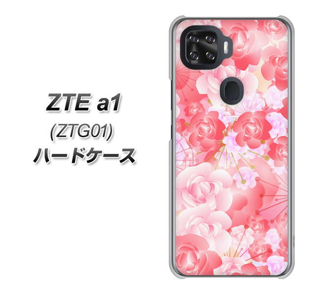 au ZTE a1 ZTG01 高画質仕上げ 背面印刷 ハードケース【VA817 はんなり色の華】