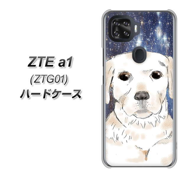au ZTE a1 ZTG01 高画質仕上げ 背面印刷 ハードケース【YD820 ラブラドールレトリバー01】