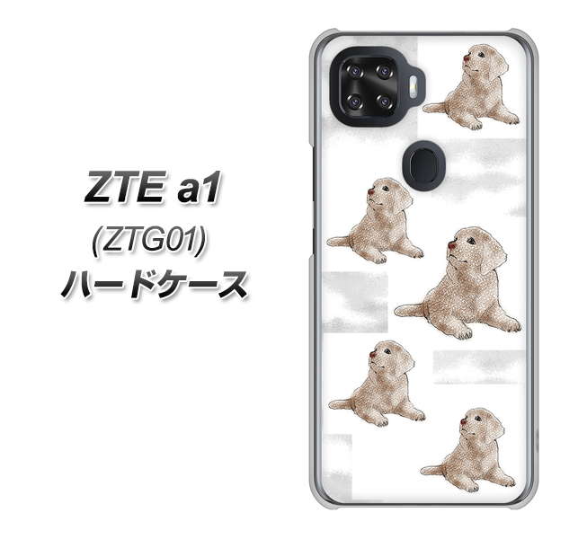 au ZTE a1 ZTG01 高画質仕上げ 背面印刷 ハードケース【YD823 ラブラドールレトリバー04】