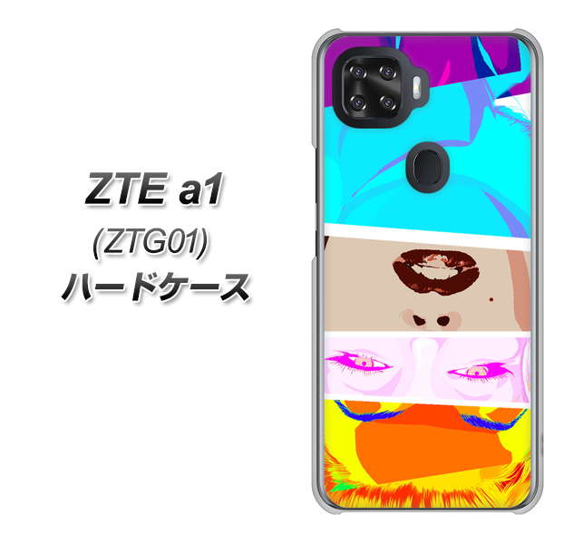 au ZTE a1 ZTG01 高画質仕上げ 背面印刷 ハードケース【YJ211 マリリンモンローデザイン(D)】