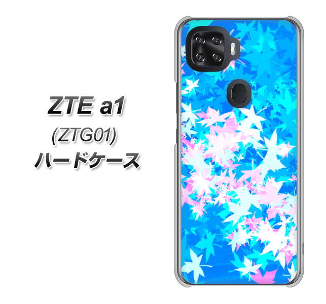 au ZTE a1 ZTG01 高画質仕上げ 背面印刷 ハードケース【YJ290 デザインもみじ】