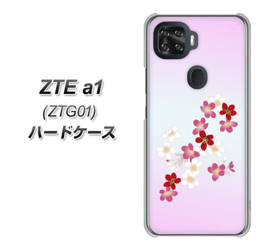 au ZTE a1 ZTG01 高画質仕上げ 背面印刷 ハードケース【YJ320 桜 和】