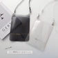 クリア 箔 名入れ スマホポシェット クリアPVC