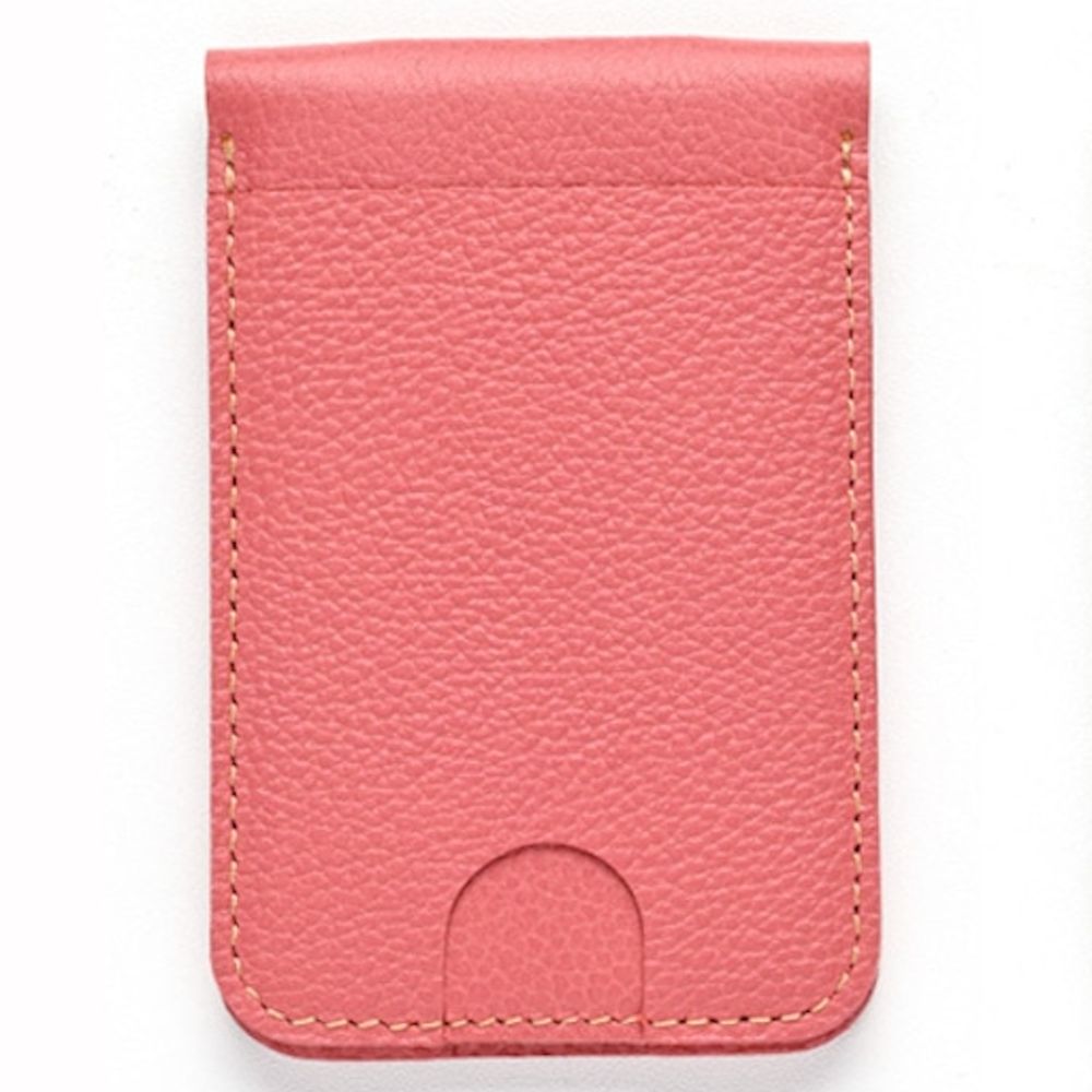 MagSafe対応 スタンド型ウォレット 【 シュリンクレザー 】 スマホスタンド スマートウォレット ミニ財布 本革