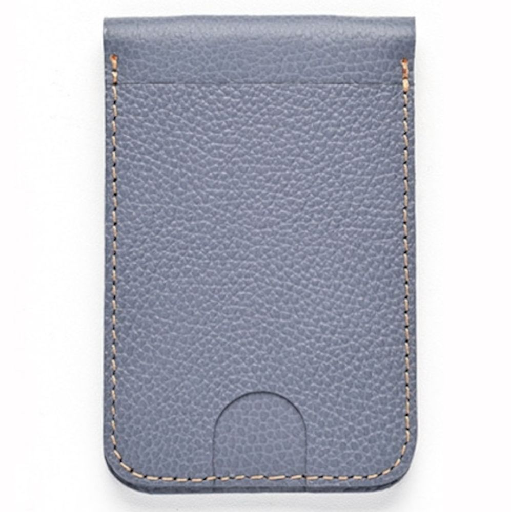 MagSafe対応 スタンド型ウォレット 【 シュリンクレザー 】 スマホスタンド スマートウォレット ミニ財布 本革