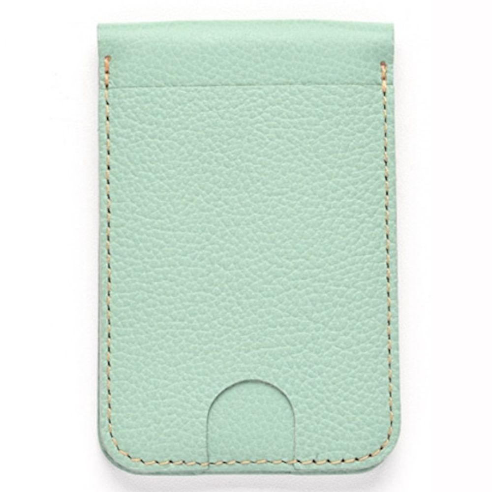 MagSafe対応 スタンド型ウォレット 【 シュリンクレザー 】 スマホスタンド スマートウォレット ミニ財布 本革