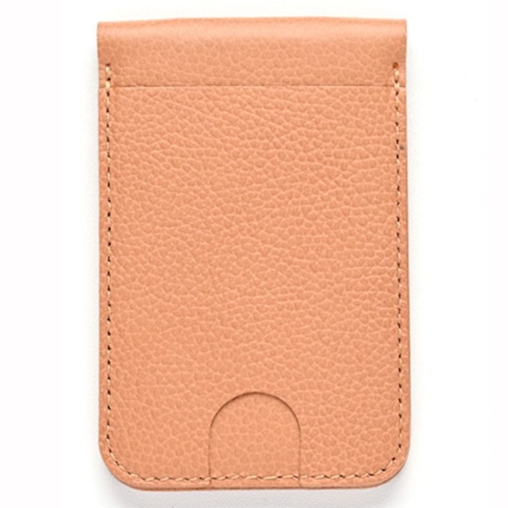 MagSafe対応 スタンド型ウォレット 【 シュリンクレザー 】 スマホスタンド スマートウォレット ミニ財布 本革