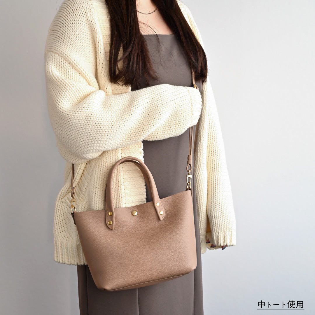 姫路レザー シュリンクレザー ミニトートバッグ