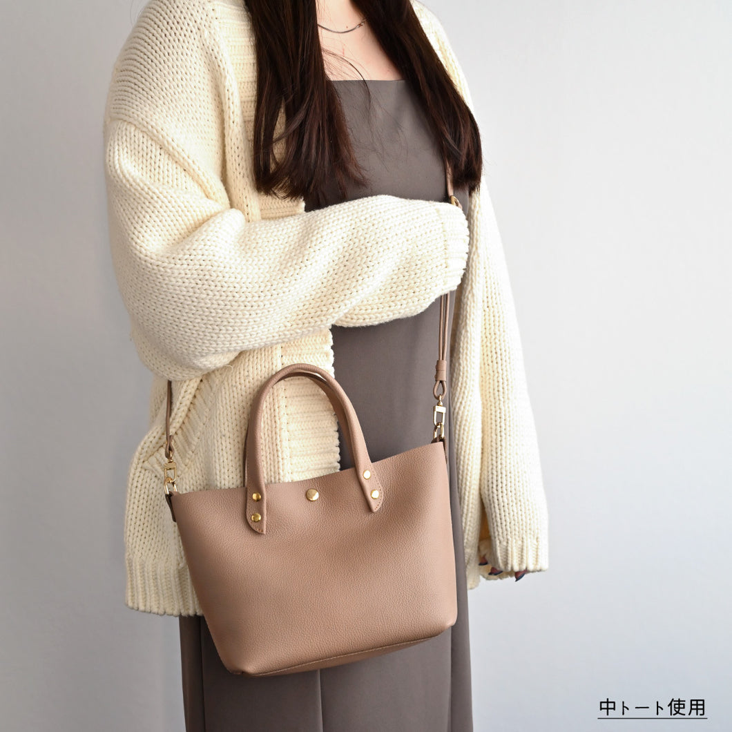 姫路レザー シュリンクレザー ミニトートバッグ